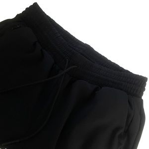 Athleta 10‎ Navy Pull On Metropous Stright Leg Pocket Pants Elastic Waist